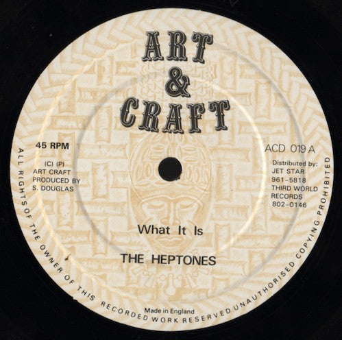 The Heptones / Lui Lepki* : What It Is / Love Got A Hold On Me (10")