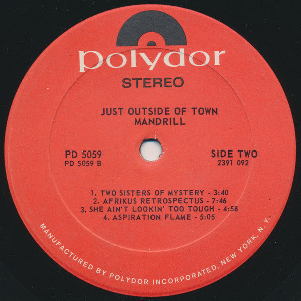 Mandrill ~ Just Outside Of Town (Vinyl) - Djungel & Jazz