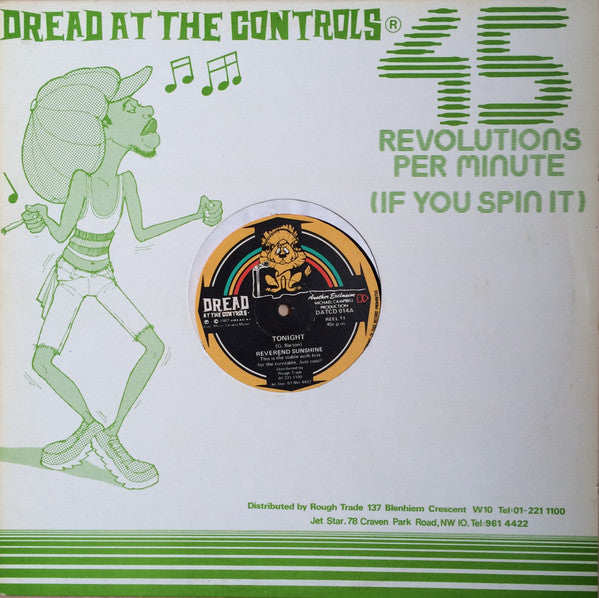 Reverend Sunshine ~ Tonight (Vinyl) - Djungel & Jazz