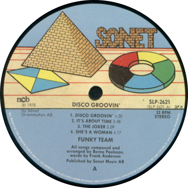 Funky Team (2) : Disco Groovin' (LP, Album)