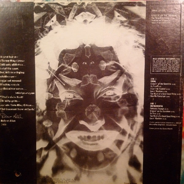 The Three Ring Circus ~ Groovin' On The Sunshine (Vinyl) - Djungel & Jazz