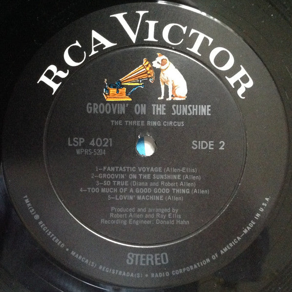 The Three Ring Circus ~ Groovin' On The Sunshine (Vinyl) - Djungel & Jazz