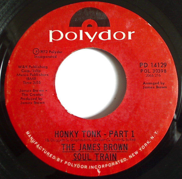 The James Brown Soul Train ~ Honky Tonk (Vinyl) - Djungel & Jazz