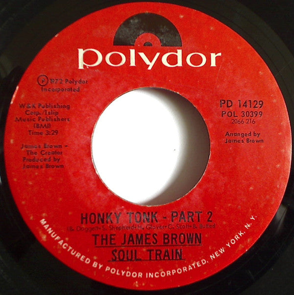 The James Brown Soul Train ~ Honky Tonk (Vinyl) - Djungel & Jazz