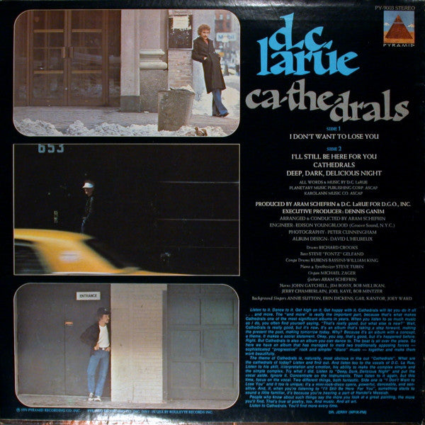 D.C. LaRue ~ Ca-The-Drals (Vinyl) - Djungel & Jazz