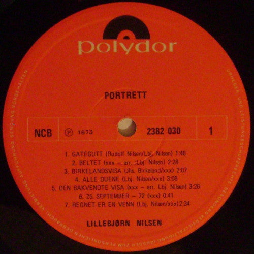 Lillebjørn Nilsen ~ Portrett (Vinyl) - Djungel & Jazz