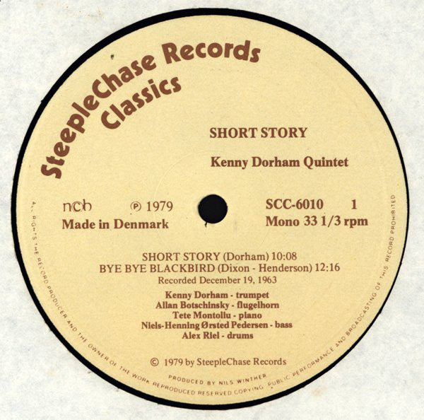 Kenny Dorham ~ Short Story (Vinyl) - Djungel & Jazz