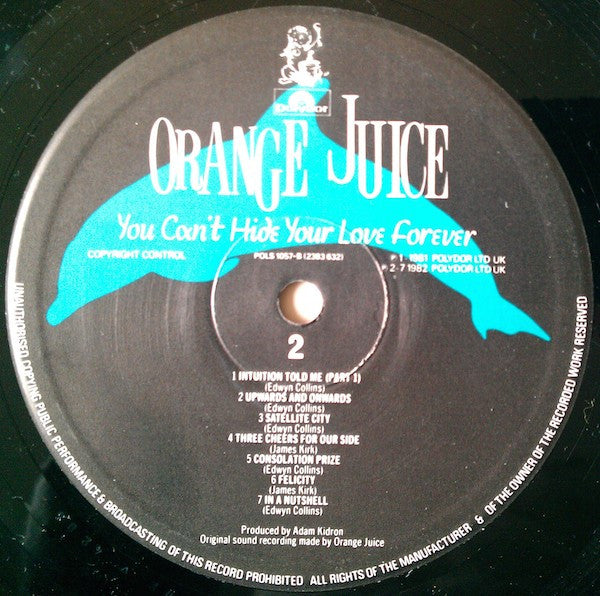 Orange Juice ~ You Can't Hide Your Love Forever (Vinyl) - Djungel & Jazz