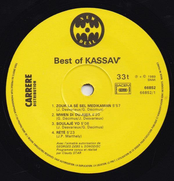 Kassav' ~ Best Of Kassav' (Vinyl) - Djungel & Jazz