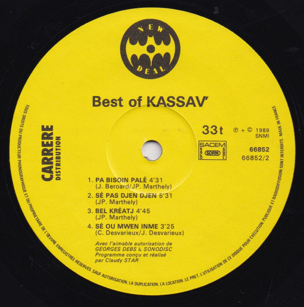 Kassav' ~ Best Of Kassav' (Vinyl) - Djungel & Jazz