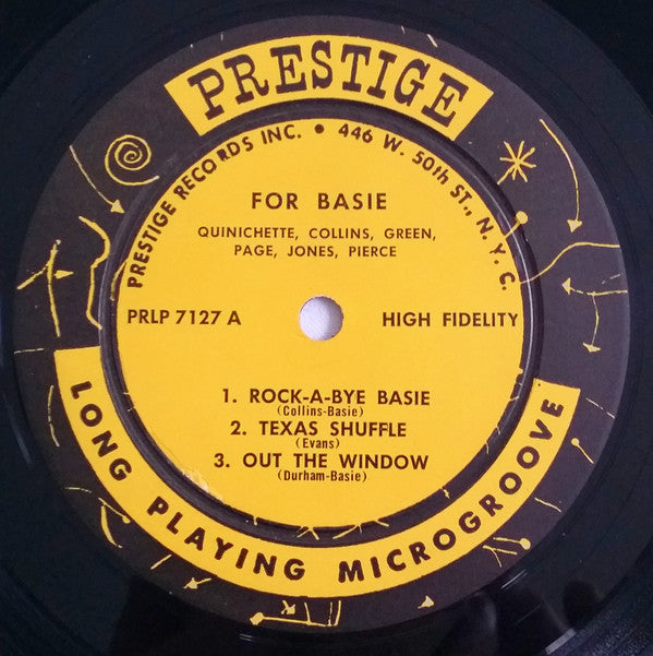 Paul Quinichette ~ For Basie (Vinyl) - Djungel & Jazz