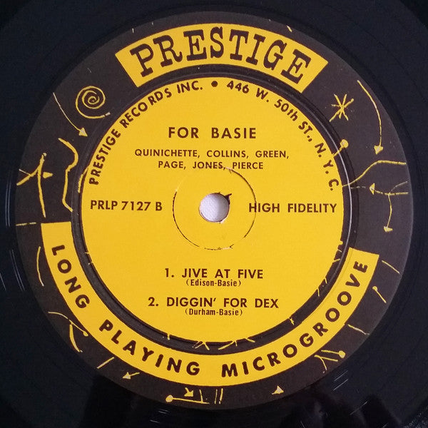 Paul Quinichette ~ For Basie (Vinyl) - Djungel & Jazz