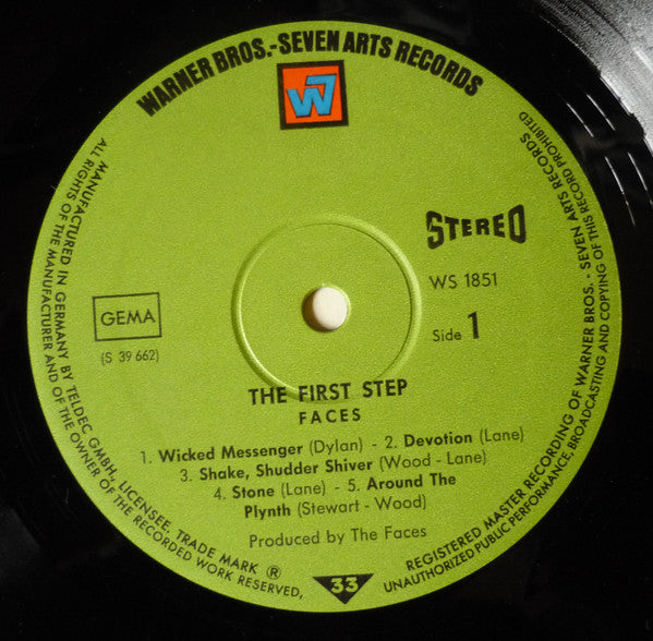 Faces  ~ The First Step (Vinyl) - Djungel & Jazz