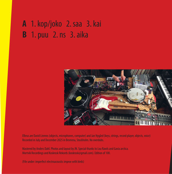 Elbrus, David Linnros, Jan Nygård (2) : Aika (LP, Ltd, Unofficial)