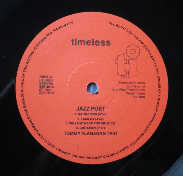 Tommy Flanagan With George Mraz and Kenny Washington ~ Jazz Poet (Vinyl) - Djungel & Jazz