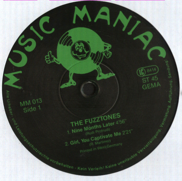 The Fuzztones ~ Nine Months Later (Vinyl) - Djungel & Jazz