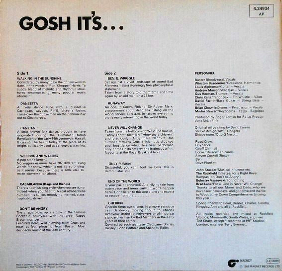 Bad Manners ~ Gosh It's... (Vinyl) - Djungel & Jazz