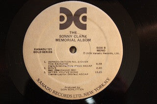 Sonny Clark : The Sonny Clark Memorial Album (LP, Album, Mono)