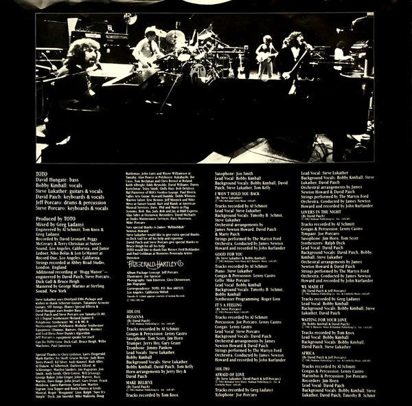 Toto ~ Toto IV (Vinyl) - Djungel & Jazz