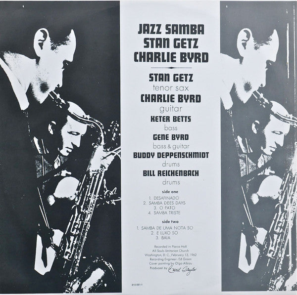 Stan Getz / Charlie Byrd : Jazz Samba (LP, Album, RE)
