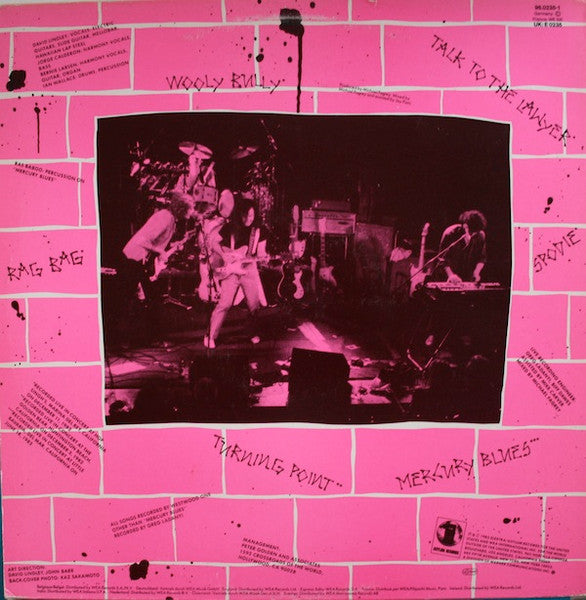 David Lindley And El Rayo-X ~ El Rayo Live (Vinyl) - Djungel & Jazz