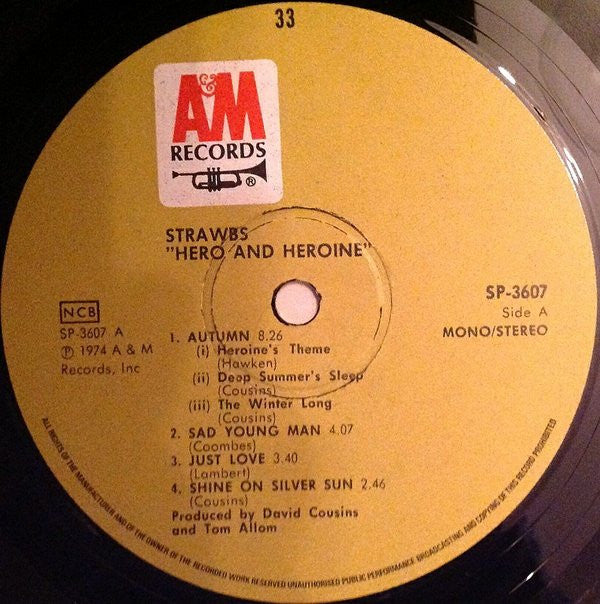 Strawbs ~ Hero And Heroine (Vinyl) - Djungel & Jazz