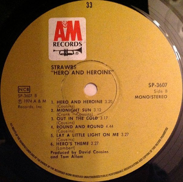 Strawbs ~ Hero And Heroine (Vinyl) - Djungel & Jazz