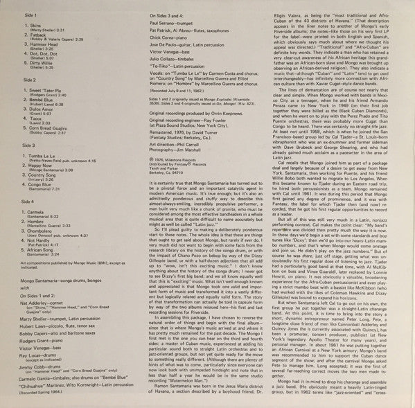 Mongo Santamaria With Hubert Laws, Chick Corea , And Nat Adderley ~ Skins (Vinyl) - Djungel & Jazz