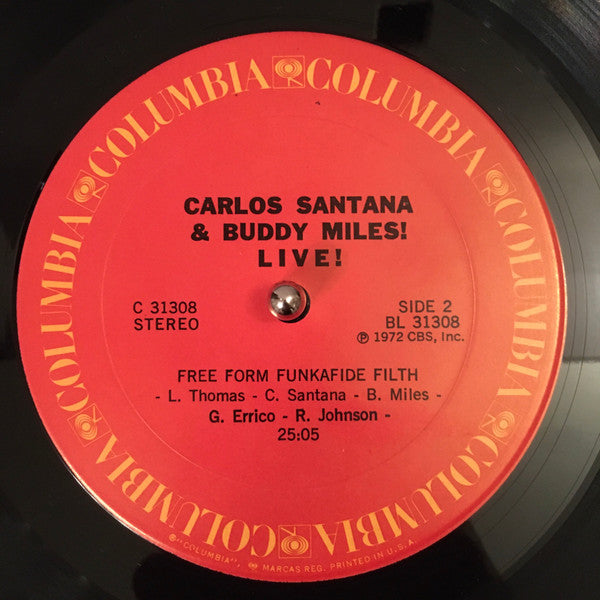 Carlos Santana & Buddy Miles ~ Carlos Santana & Buddy Miles! Live! (Vinyl) - Djungel & Jazz
