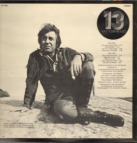 Lee Hazlewood ~ 13 (Vinyl) - Djungel & Jazz