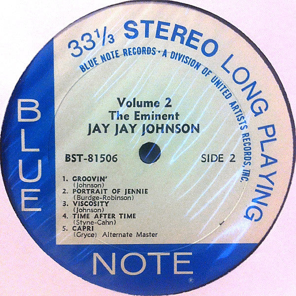 J.J. Johnson : The Eminent Jay Jay Johnson Volume 2 (LP, Comp)