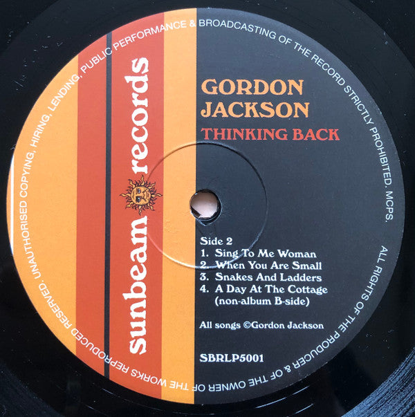 Gordon Jackson ~ Thinking Back (Vinyl) - Djungel & Jazz