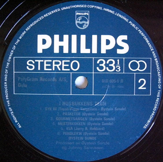 Øystein Sunde ~ I Husbukkens Tegn (Vinyl) - Djungel & Jazz