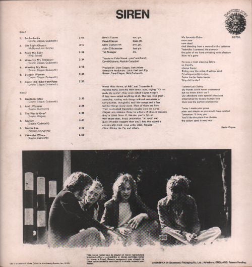 Siren (13) : Siren (LP, Album)
