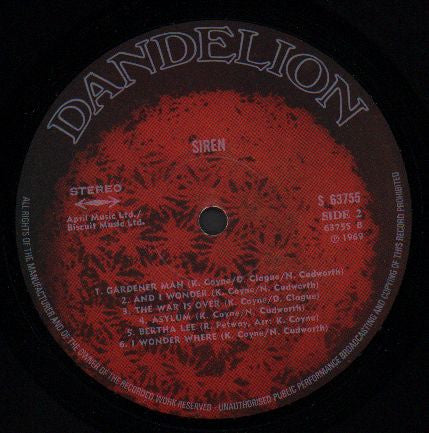 Siren (13) : Siren (LP, Album)