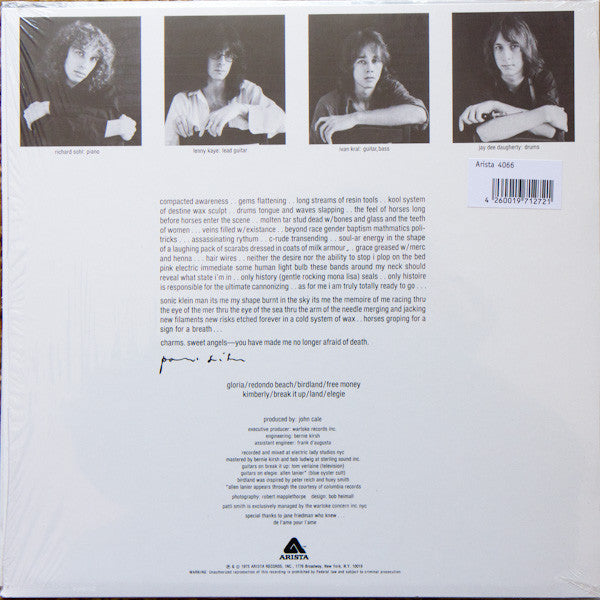 Patti Smith : Horses (LP, Album, RE, RM, 180)