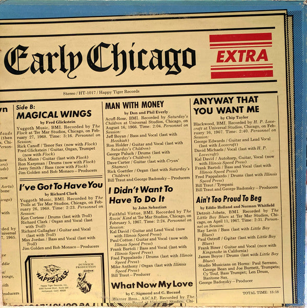 Various : Early Chicago Volume 1 (LP, Comp)