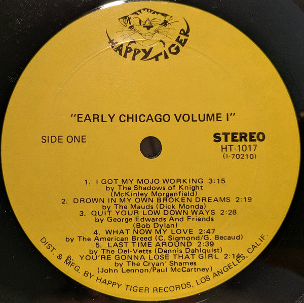 Various : Early Chicago Volume 1 (LP, Comp)