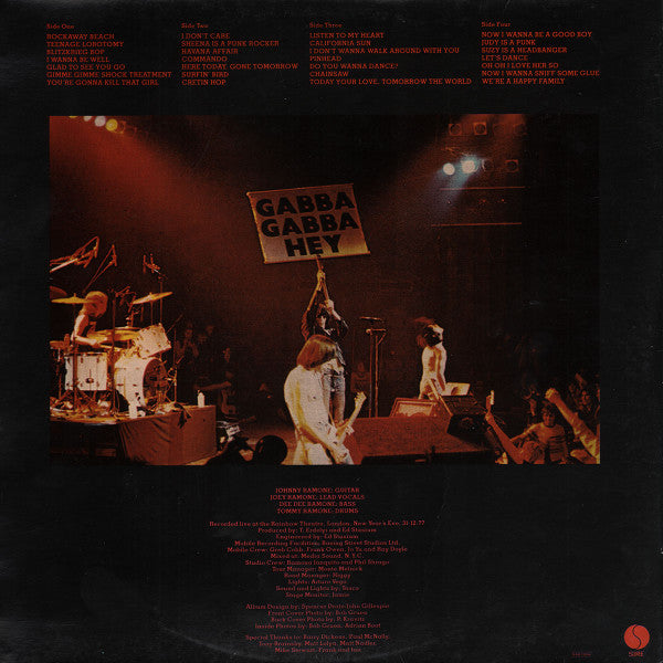 Ramones : It's Alive (2xLP, Album, Gat)