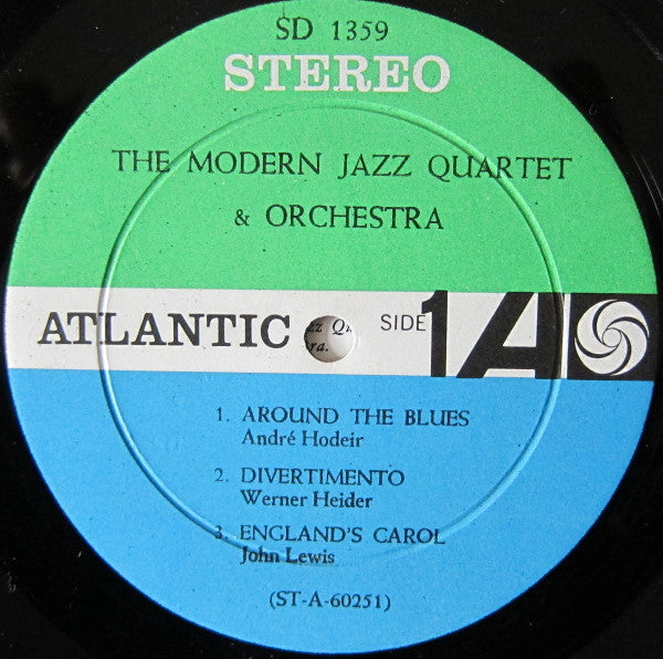 The Modern Jazz Quartet ~ The Modern Jazz Quartet & Orchestra (Vinyl) - Djungel & Jazz