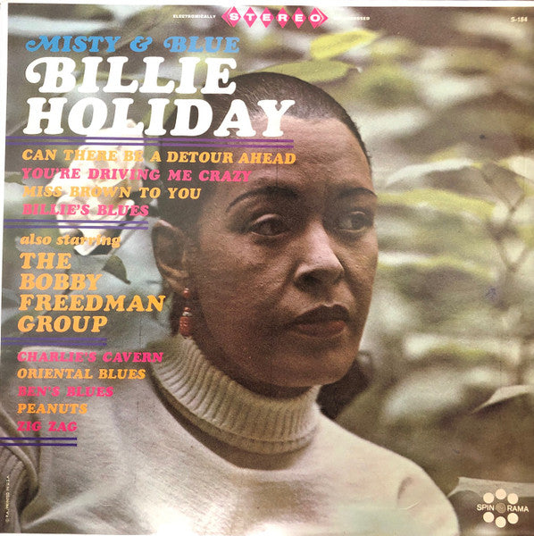 Billie Holiday Also Starring The Bobby Freedman Group ~ Misty & Blue (Vinyl) - Djungel & Jazz