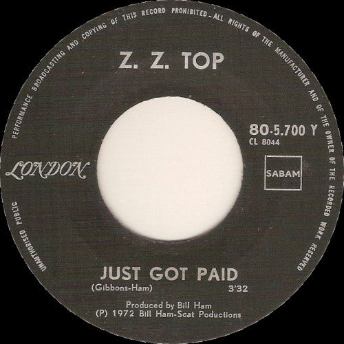 Z.Z. Top ~ La Grange (Vinyl) - Djungel & Jazz