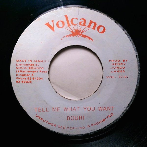 Burro Banton : Tell Me What You Want (7")