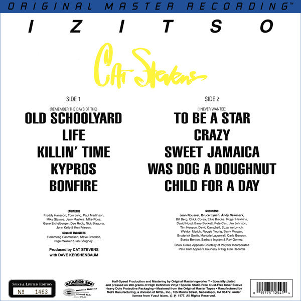 Cat Stevens ~ Izitso (Vinyl) - Djungel & Jazz