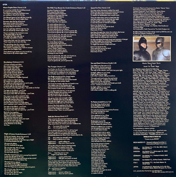 Iron Maiden ~ Piece Of Mind (Vinyl) - Djungel & Jazz