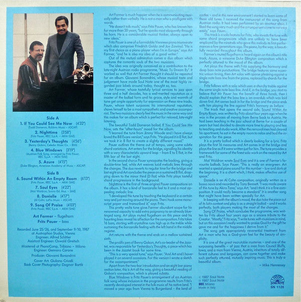 Art Farmer, Fritz Pauer ~ Azure (Vinyl) - Djungel & Jazz