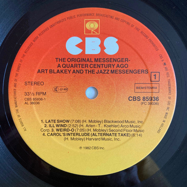 Art Blakey & The Jazz Messengers ~ Originally (Vinyl) - Djungel & Jazz