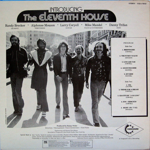 The Eleventh House With Larry Coryell ~ Introducing The Eleventh House (Vinyl) - Djungel & Jazz