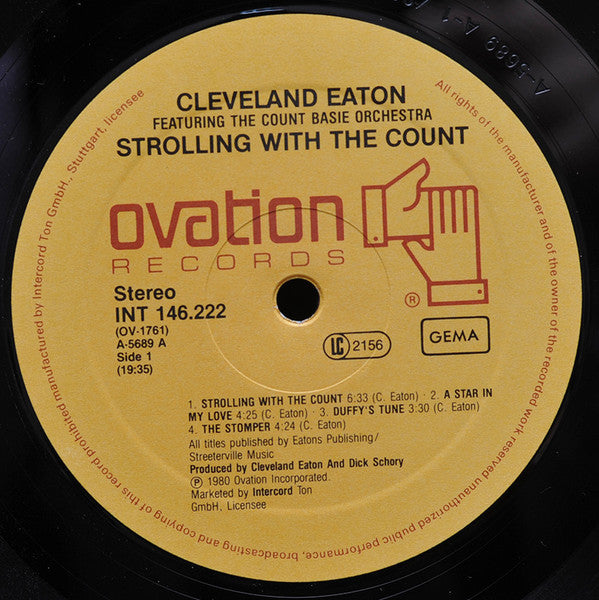 Cleveland Eaton ~ Strolling With The Count (Vinyl) - Djungel & Jazz