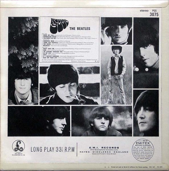 The Beatles ~ Rubber Soul (Vinyl) - Djungel & Jazz